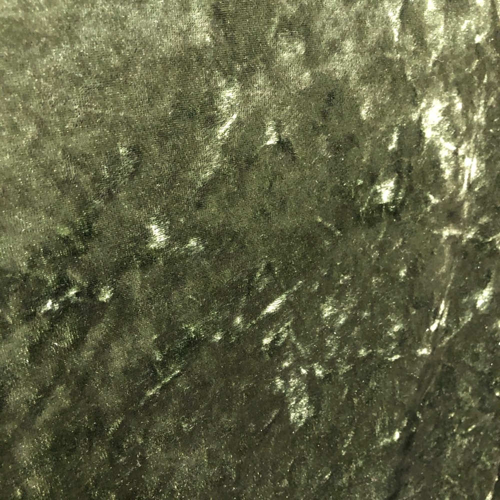 Army Green Crush Velvet KIMONO